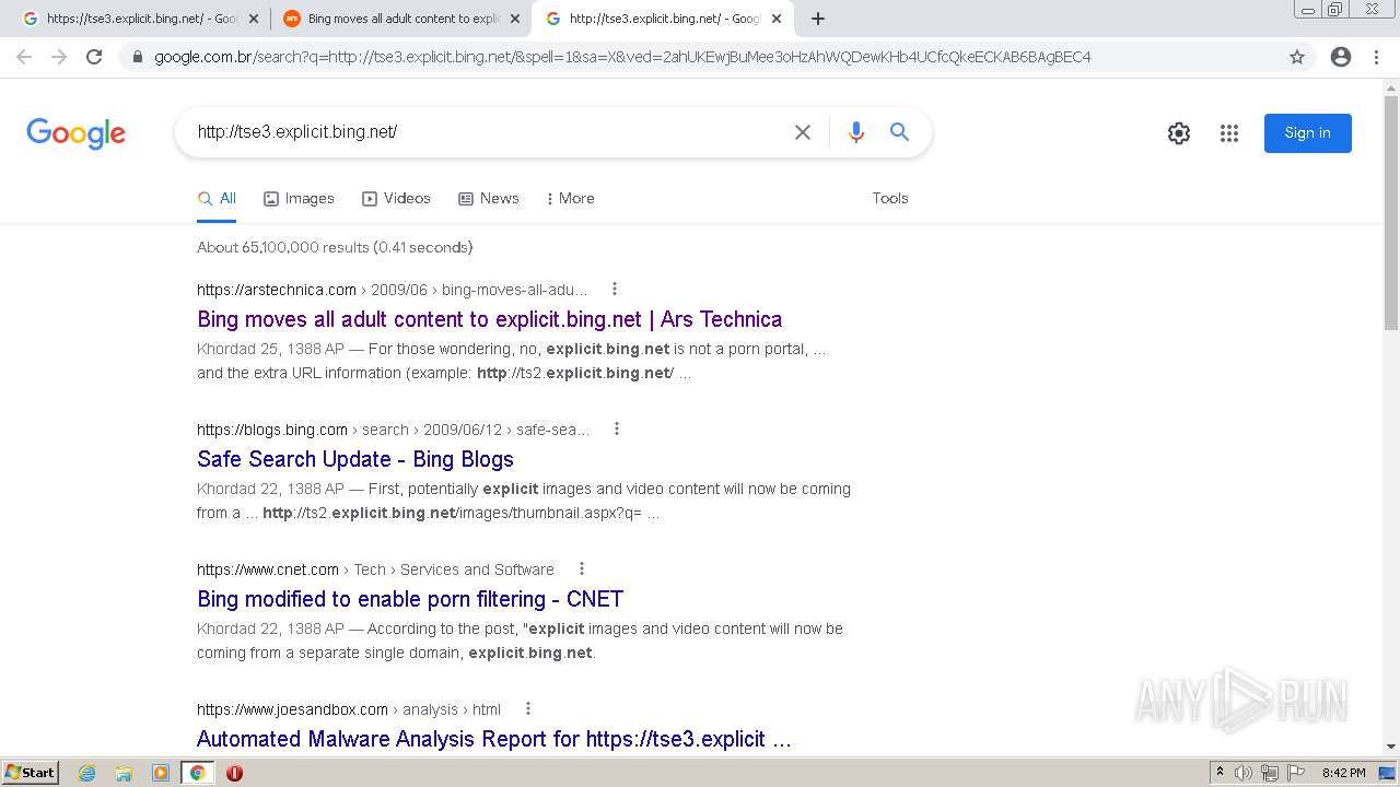 Malware Analysis Https Tse Explicit Bing Net Malicious Activity