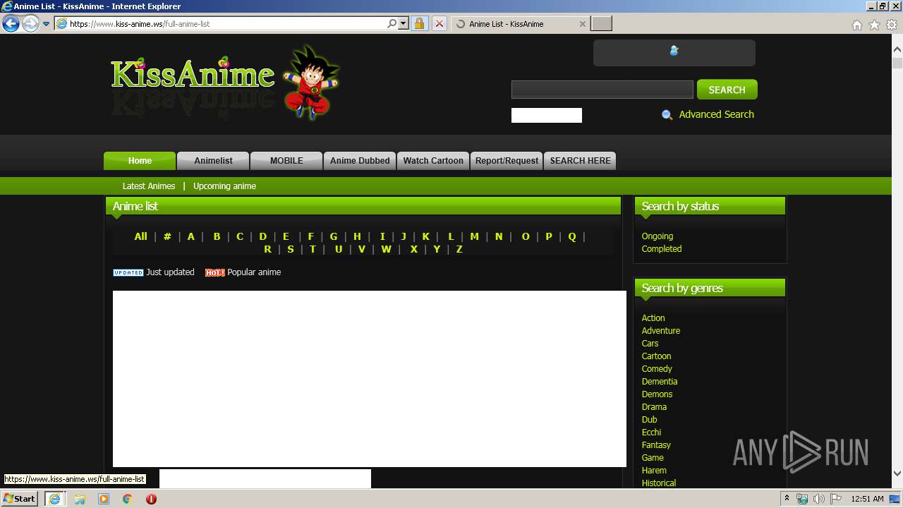 Https Www Kiss Anime Ws Any Run Free Malware Sandbox Online
