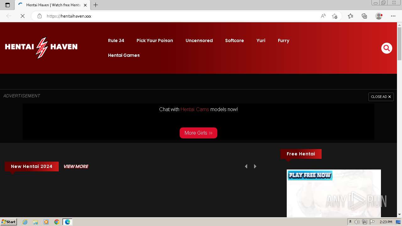 Malware analysis www.hentaihaven.xxx Malicious activity | ANY.RUN - Malware  Sandbox Online