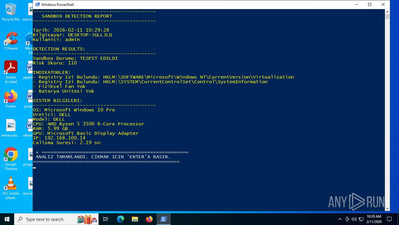 Malware analysis main.ps1.ps1 Malicious activity | ANY.RUN - Malware ...