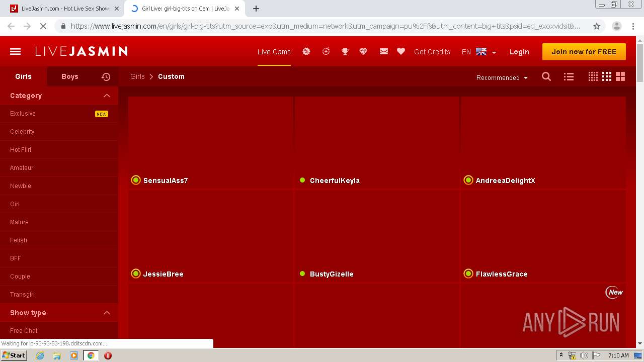 Malware analysis  https://crentexgate.com/pu/?psid=ed_exoxvidsit&utm_source=exo&ms_notrack=1&category=girl&site=jsm&target=rttr&utm_medium=network  No threats detected | ANY.RUN - Malware Sandbox Online