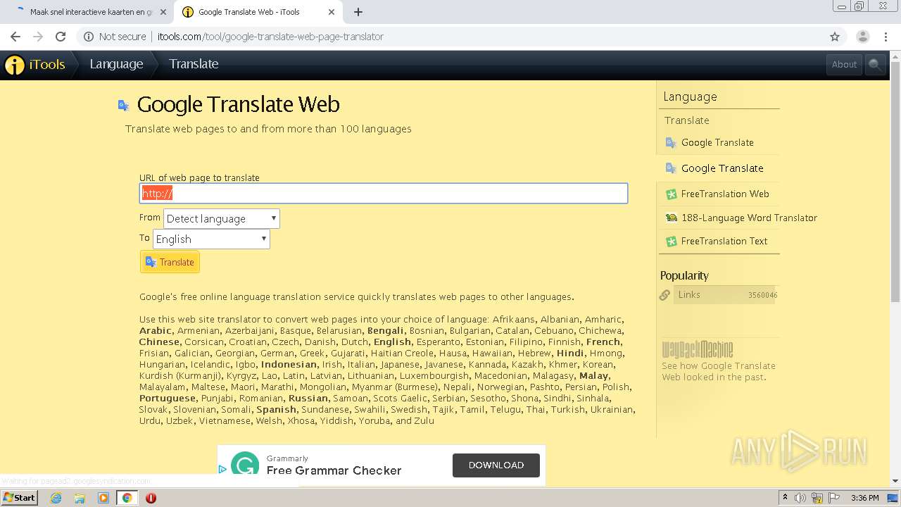 Analysis http://localfocuswidgets.net Malicious activity - Interactive ...