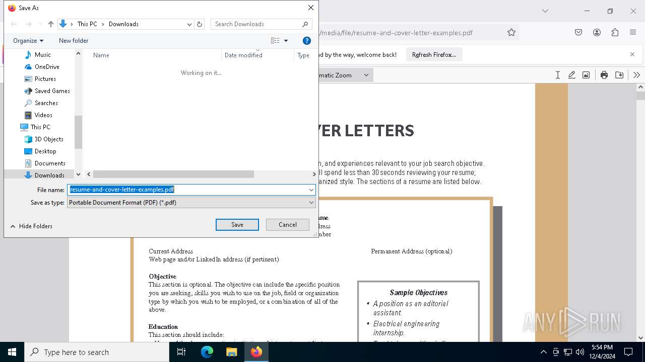 Malware analysis pdfskills.exe Malicious activity | ANY.RUN - Malware ...