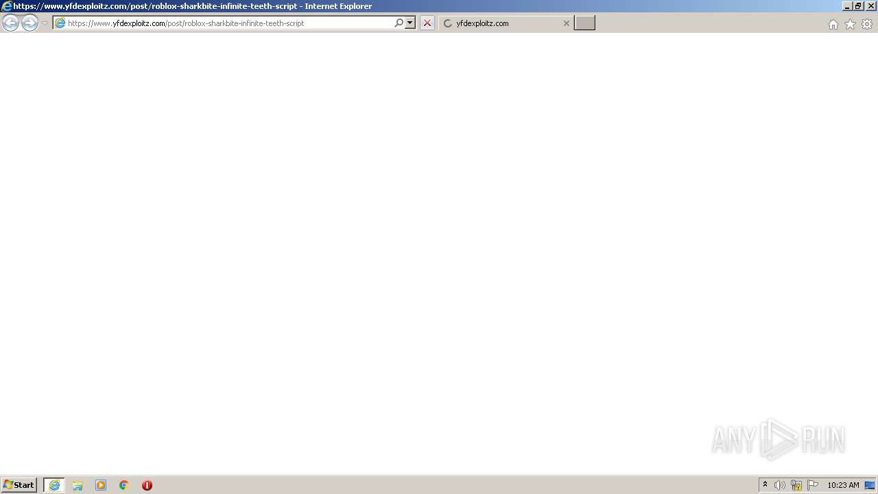 Https Www Yfdexploitz Com Post Roblox Sharkbite Infinite Teeth Script Any Run Free Malware Sandbox Online - explorer script roblox 2019