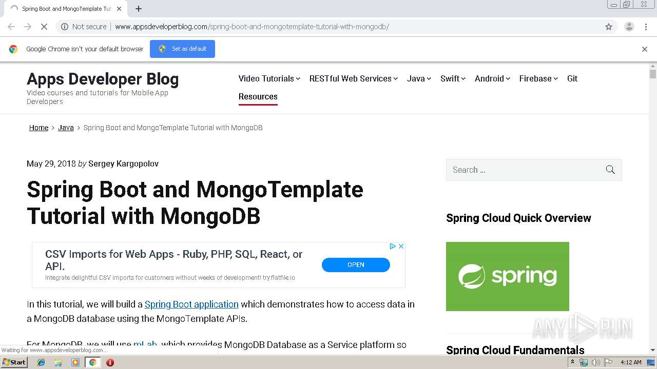 mongotemplate tutorial