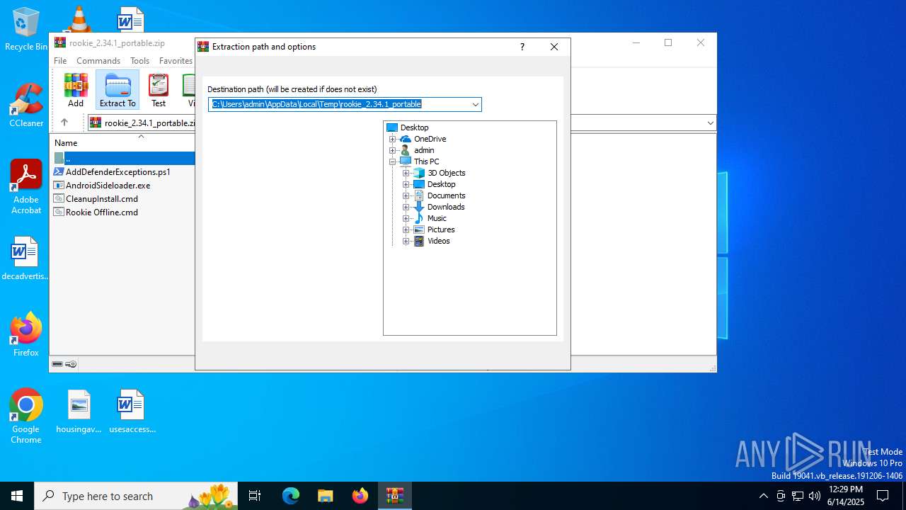 Malware analysis rookie_2.34.1_portable.zip Malicious activity | ANY ...