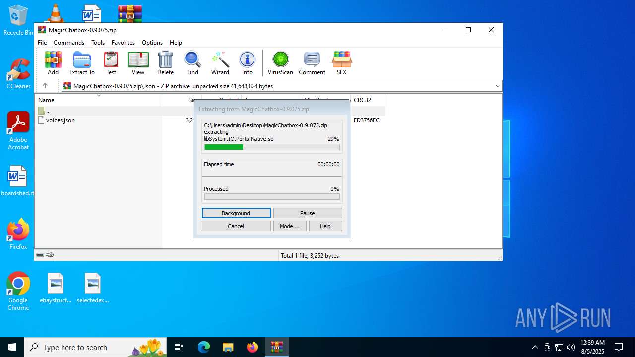 Malware analysis MagicChatbox-0.9.075.zip Malicious activity | ANY.RUN ...