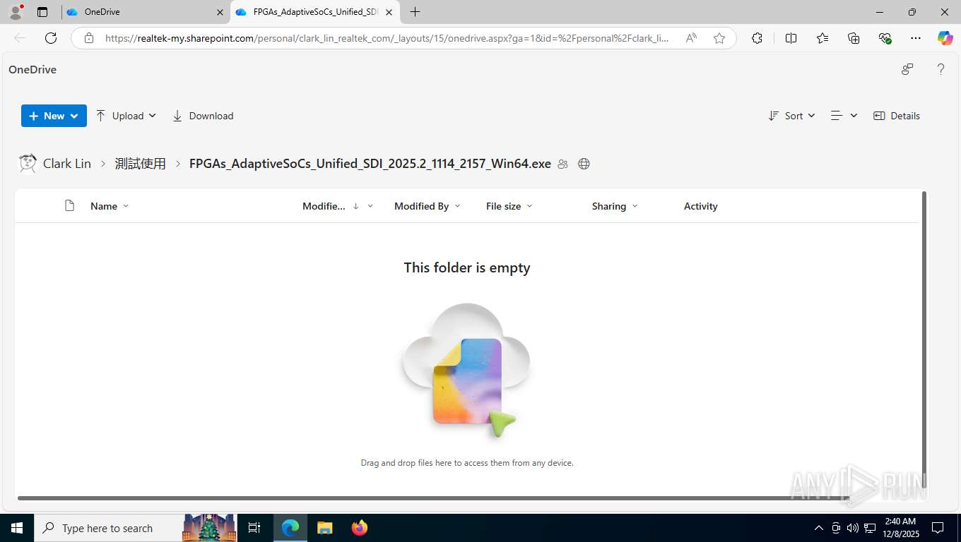 Sandbox Clark Malware analysis https://realtek-my.sharepoint.com/:u:/p/clark_lin ...
