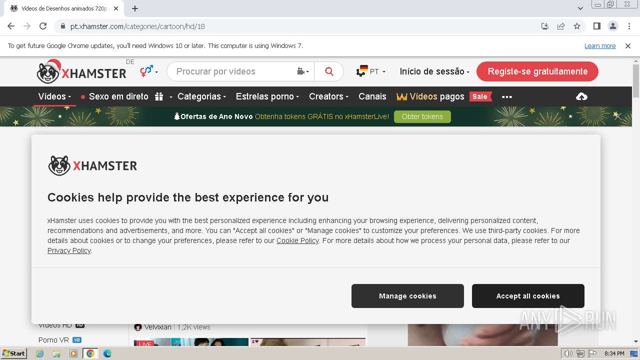 Malware analysis pt.xhamster.com/categories/cartoon/hd/18 Malicious  activity | ANY.RUN - Malware Sandbox Online