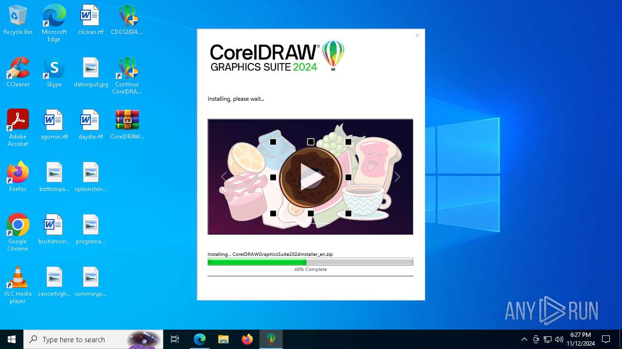 Malware analysis CDGS2024.exe Malicious activity | ANY.RUN - Malware ...