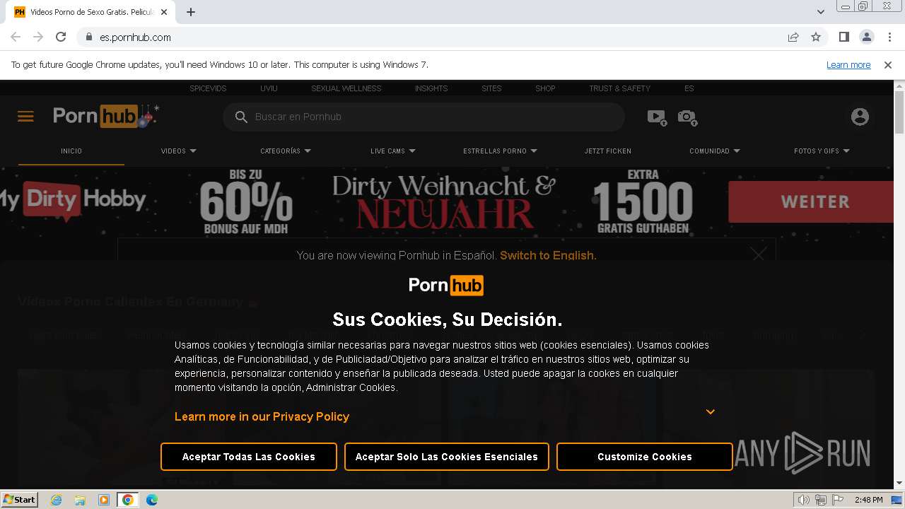 Malware analysis es.pornhub.com Malicious activity | ANY.RUN - Malware  Sandbox Online