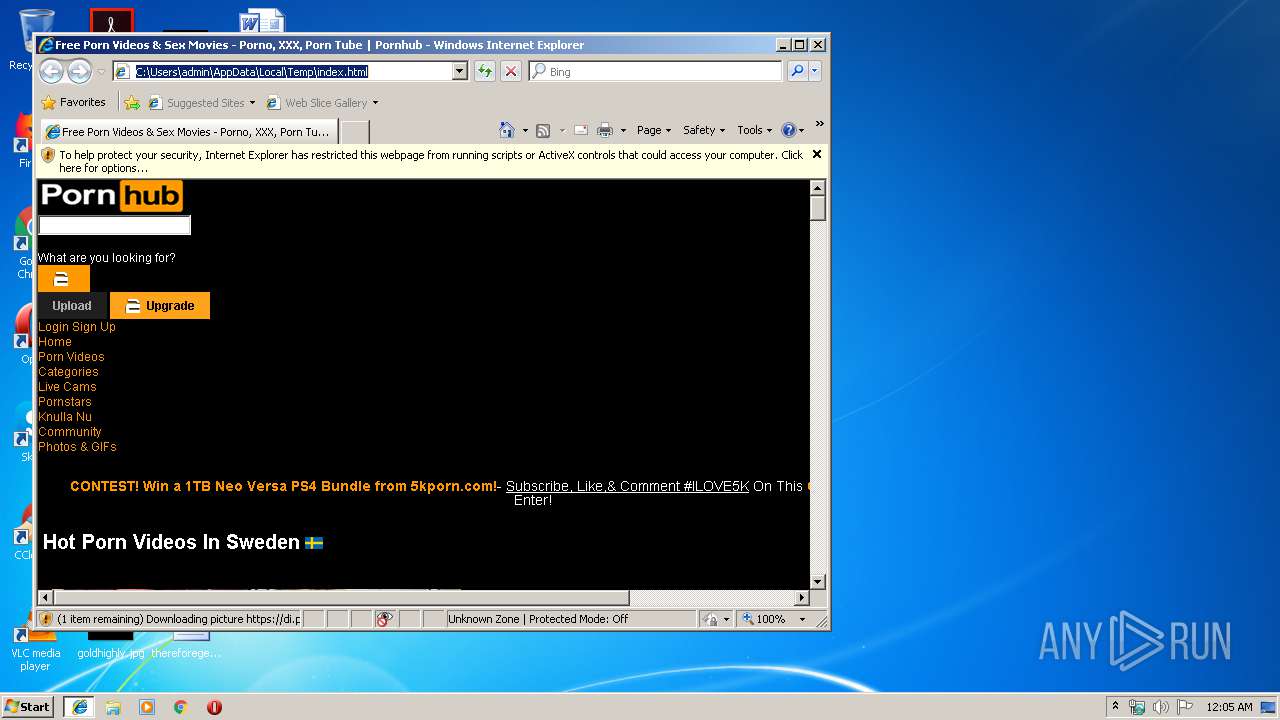 Malware analysis index.html Malicious activity | ANY.RUN - Malware Sandbox  Online
