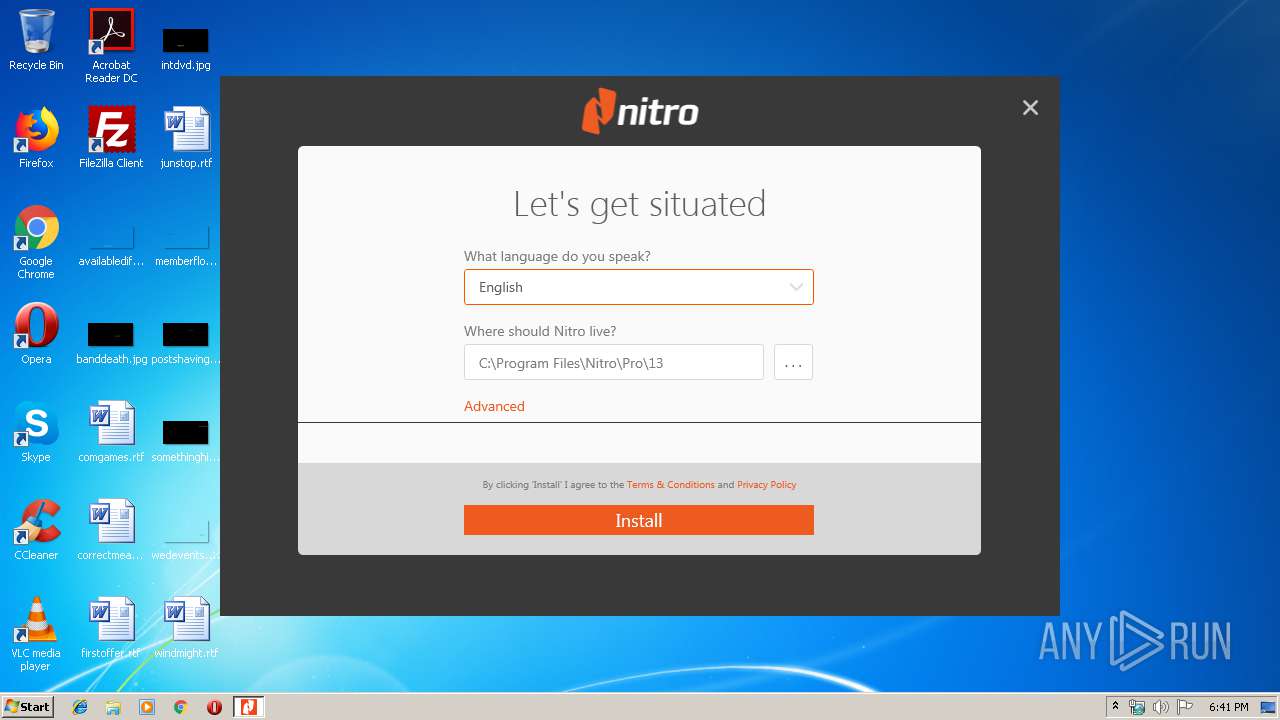 Malware analysis http://install.nitropdf.com/professional_1382140 ...