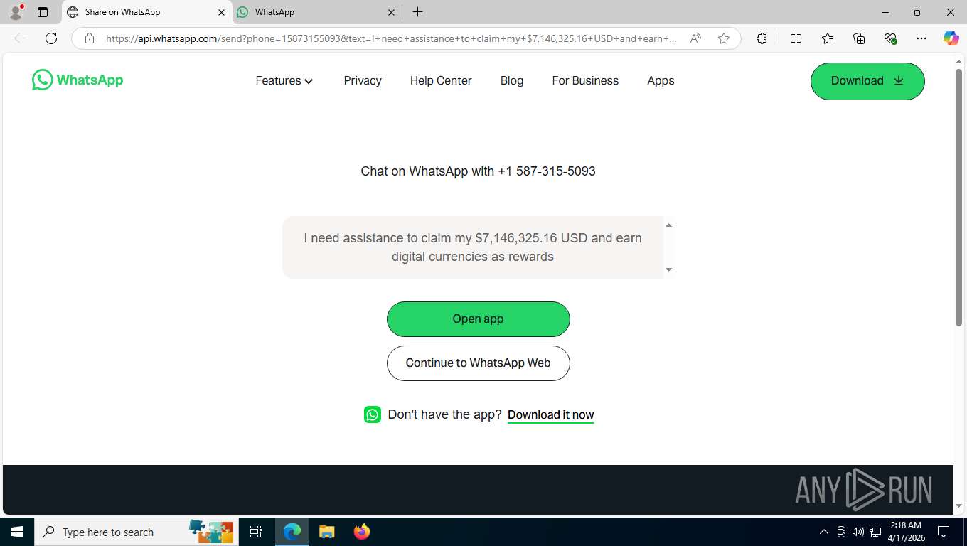 Malware analysis https://are01.safelinks.protection.outlook.com/?url ...