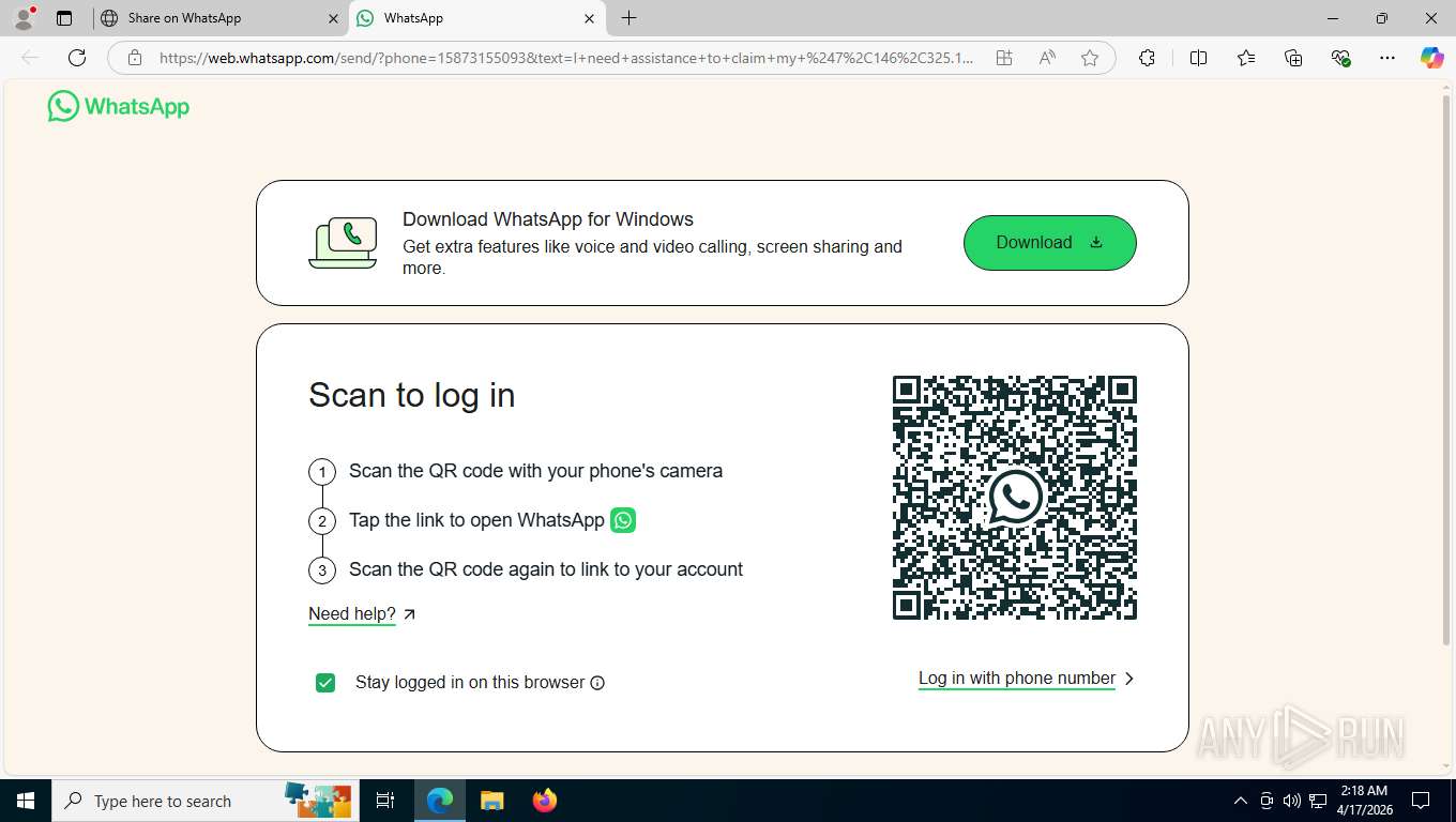 Malware analysis https://are01.safelinks.protection.outlook.com/?url ...