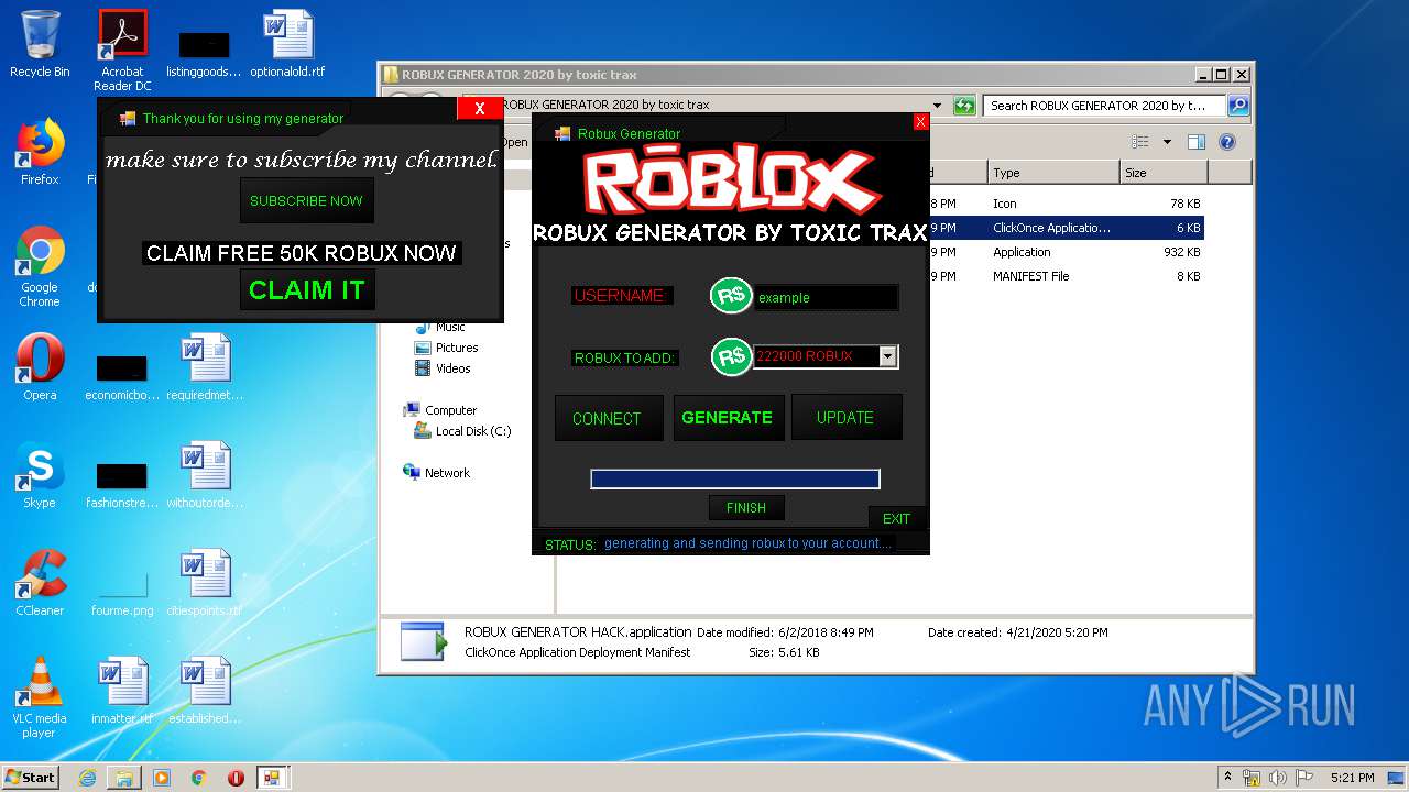 69dda66ded19ffb6c1994007e3f3f6dde2f4dbfbefd28b5e353df7260f9dfdc5 Any Run Free Malware Sandbox Online - how to get roblox catalog items for free toxic trax