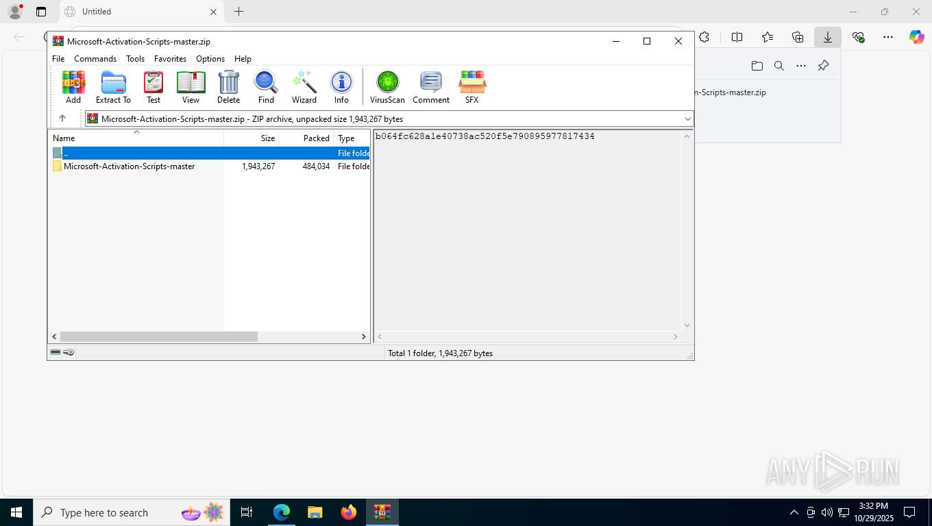 Malware analysis https://codeload.github.com/massgravel/Microsoft ...