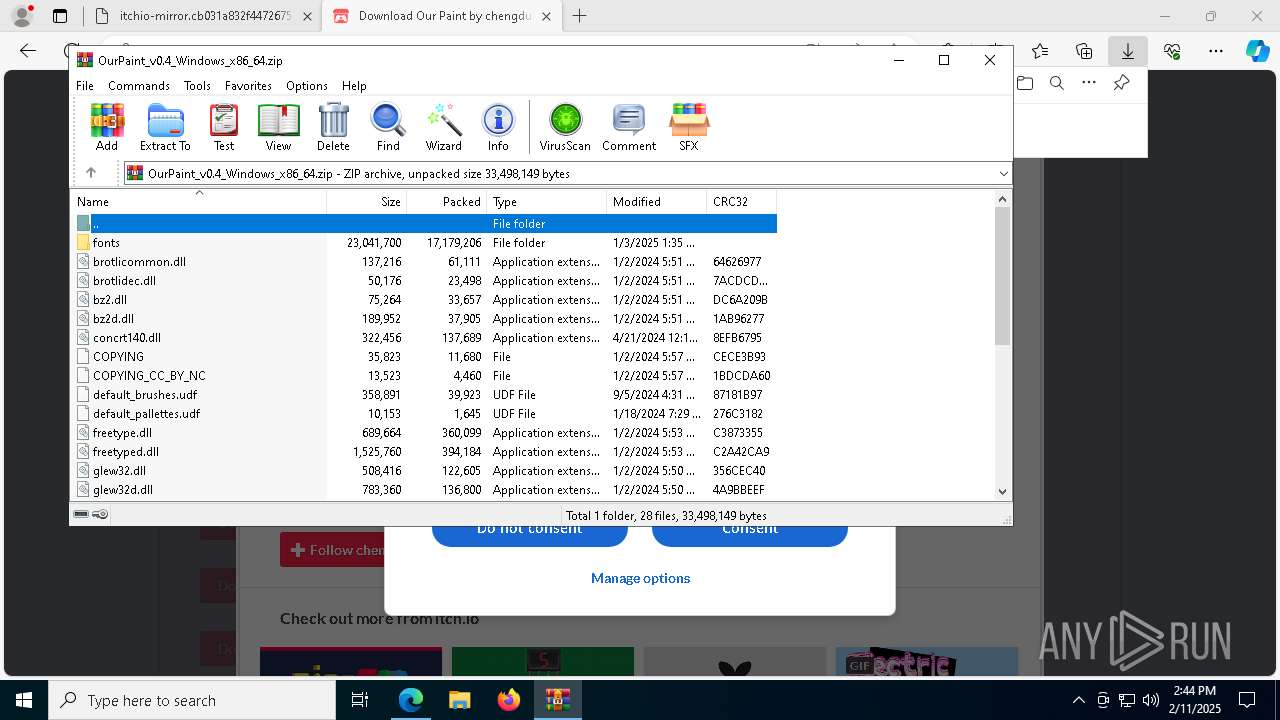 Malware analysis https://itchio-mirror.cb031a832f44726753d6267436f3b414 ...