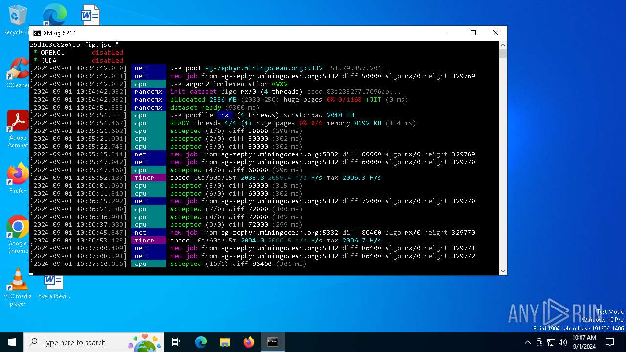 Malware analysis d3d9446802a44259755d38e6d163e820.zip Malicious
