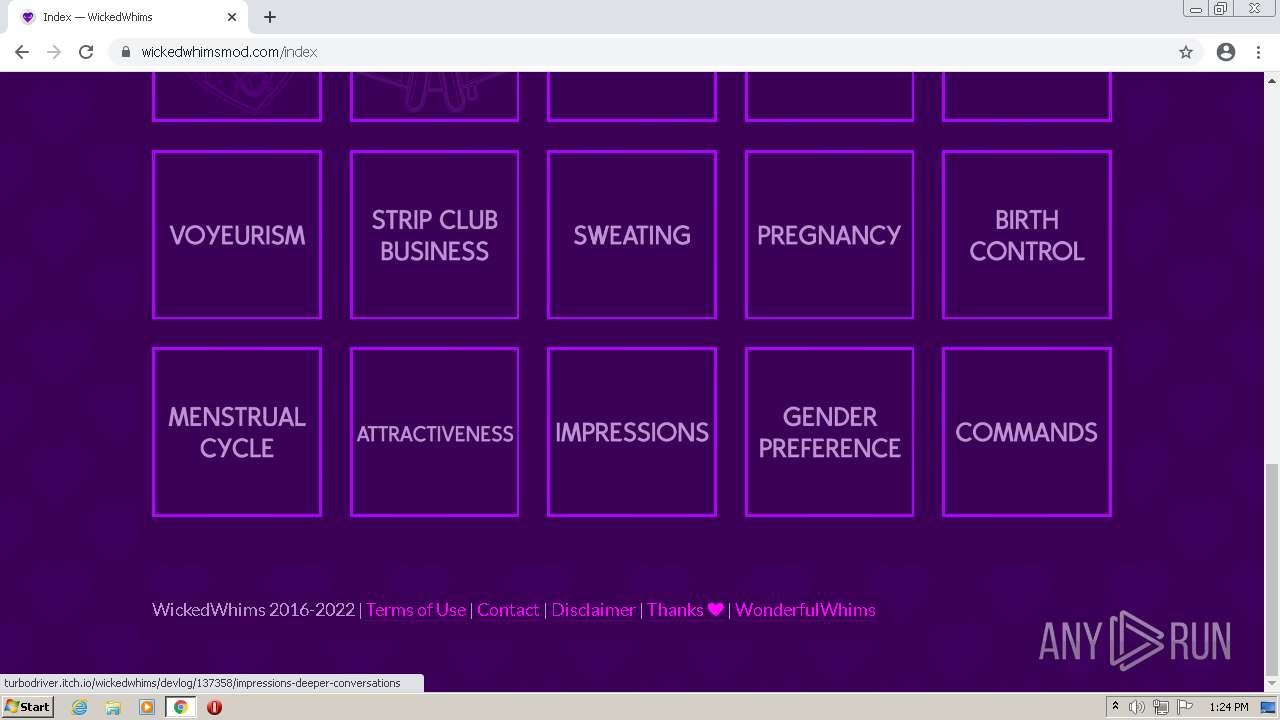https://wickedwhimsmod.com | ANY.RUN - Free Malware Sandbox Online