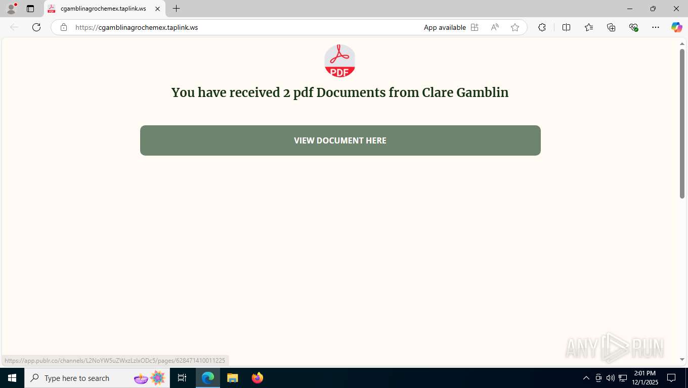 Malware analysis https://eur01.safelinks.protection.outlook.com/?url ...