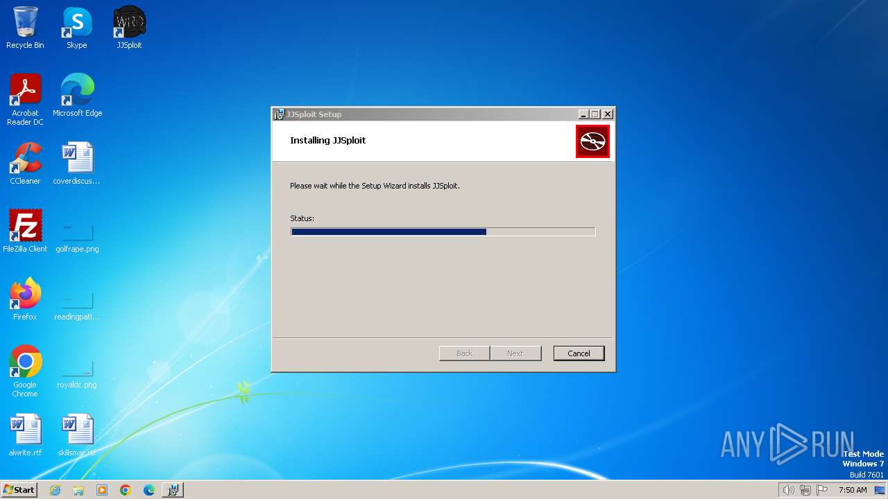 Malware analysis JJSploit_7.3.0_x86_enUS.msi Malicious activity ANY
