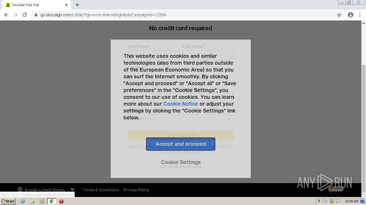 Malware analysis https://eu.docusign.net/ Malicious activity | ANY.RUN ...