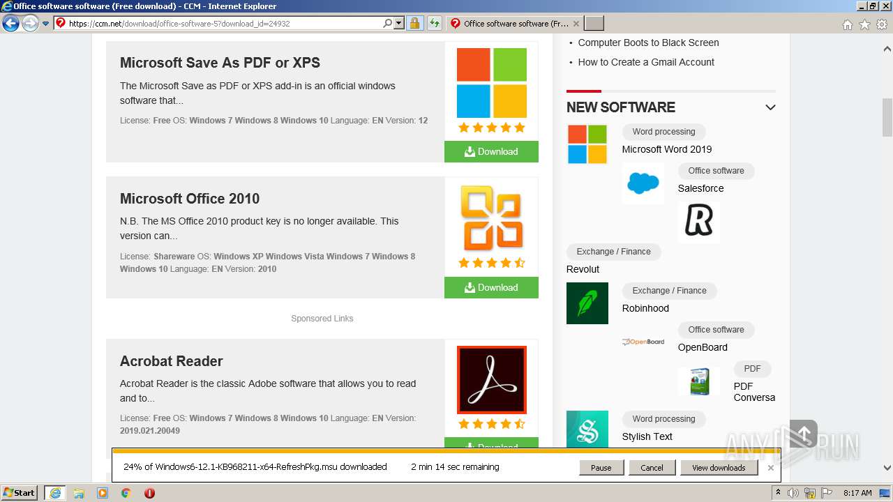 Malware analysis https://ccm.net/download/download-24932-windows-media ...
