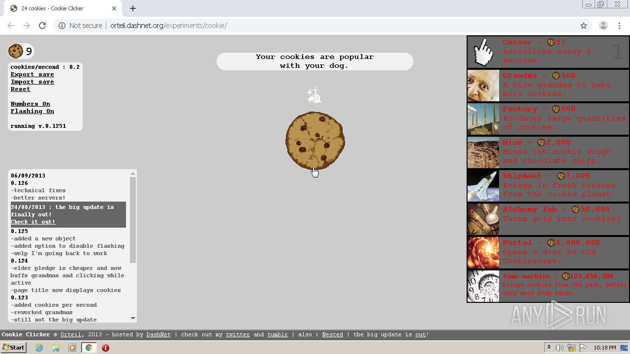 How to: cheat/hack at cookie clicker (auto-click & infinite cookies) 