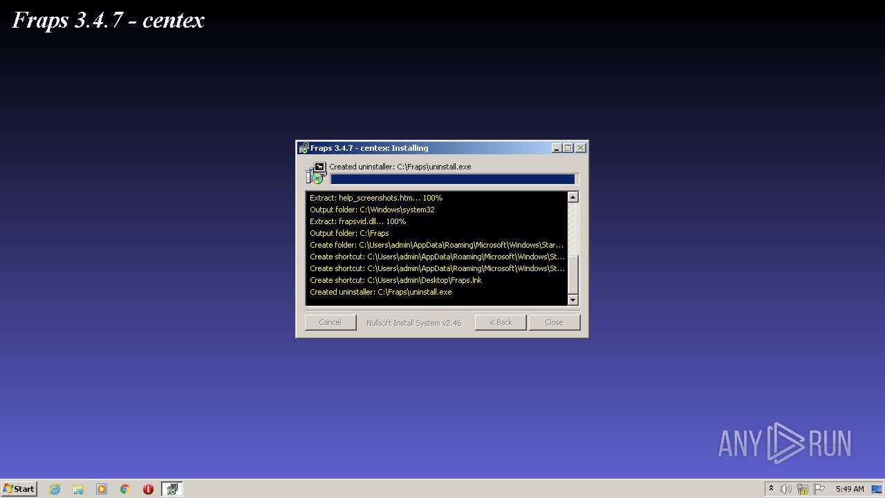 Malware Analysis Fraps 3.4.7 Full Registered Version By.