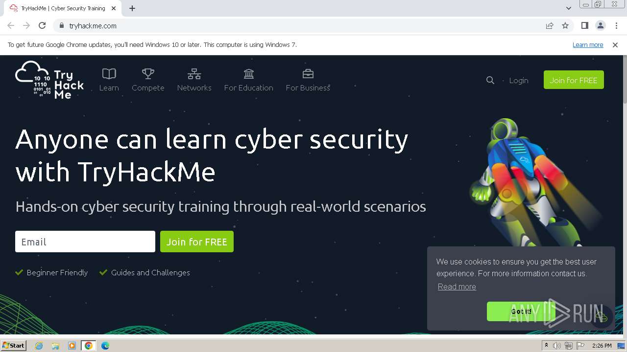 Analysis Malicious activity Interactive
