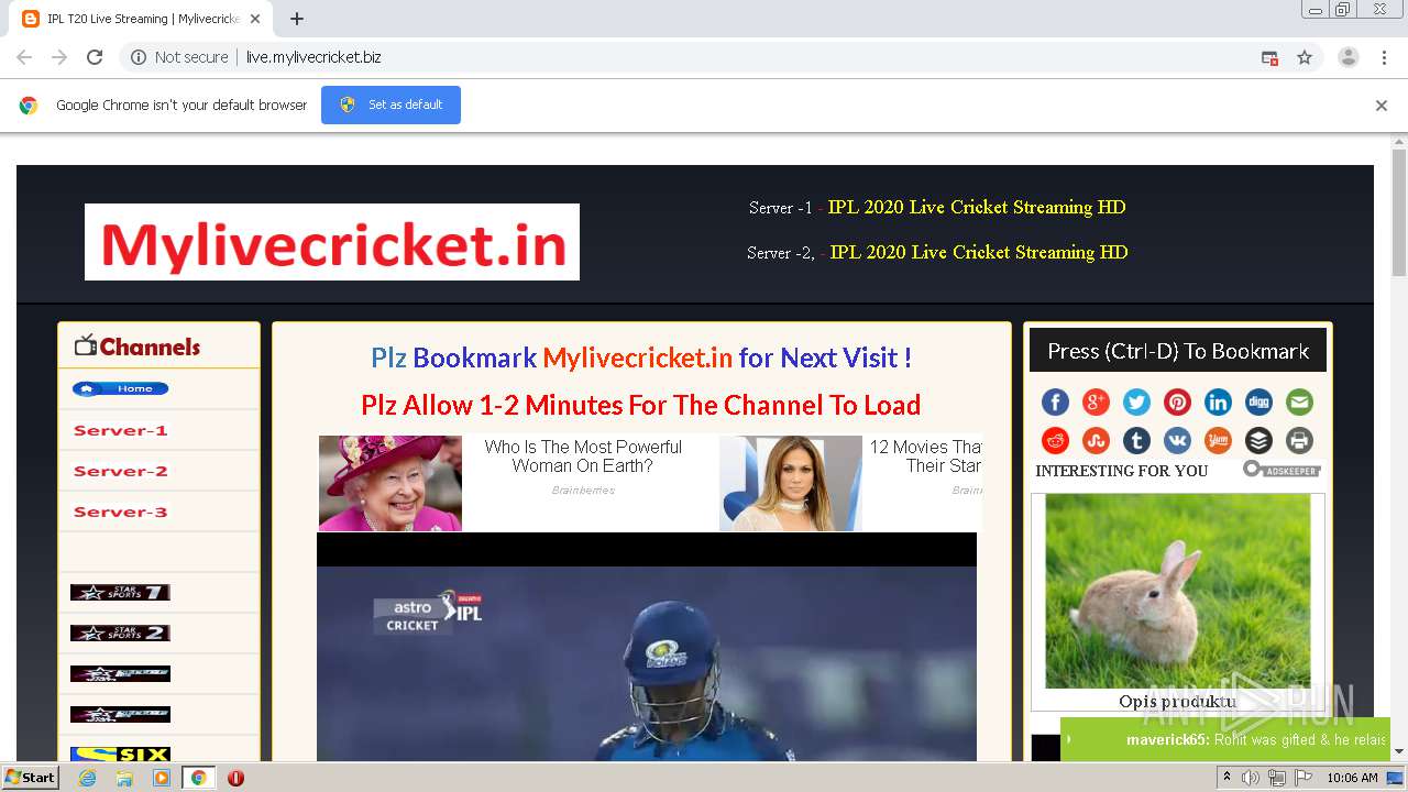 mylivecricket streaming
