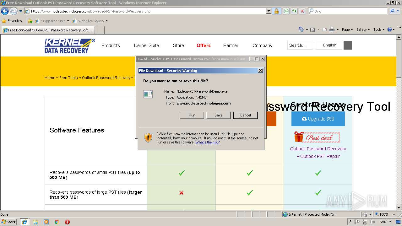 Nucleus kernel outlook pst password recovery v4.02