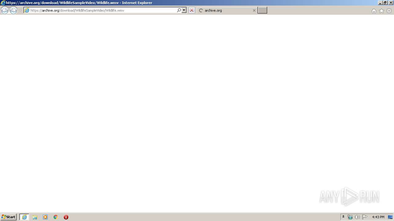 Https Archive Org Download Wildlifesamplevideo Wildlife Wmv Any Run Free Malware Sandbox Online