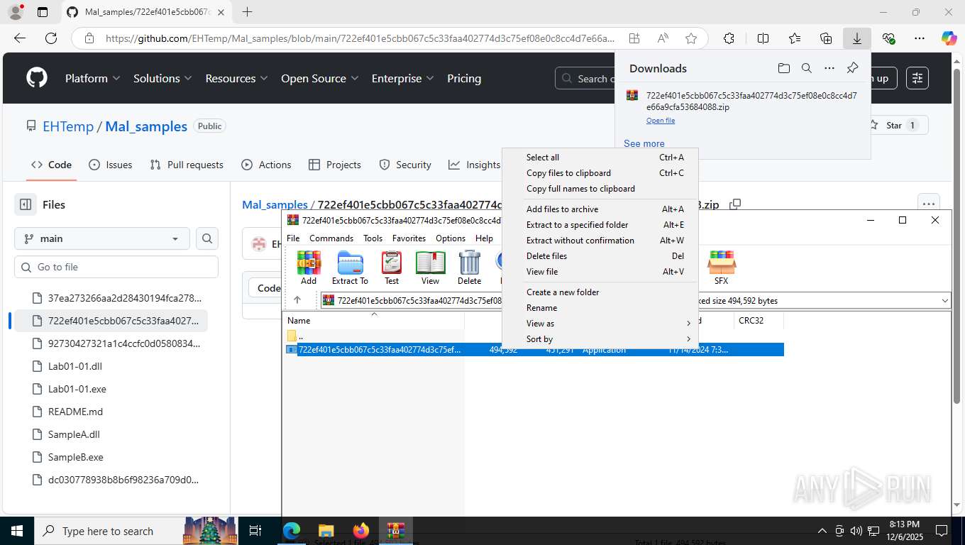 Malware analysis https://github.com/EHTemp/Mal_samples/ Malicious ...