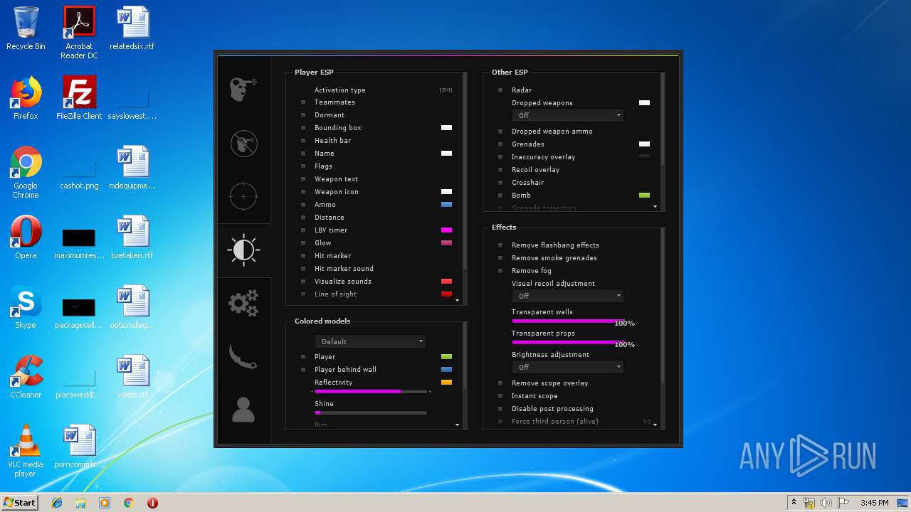 Malware analysis external skeet menu by hotlineog.exe No
