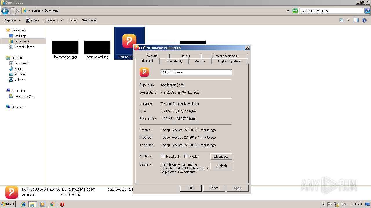 Http Pdfpro100 Com Any Run Free Malware Sandbox Online