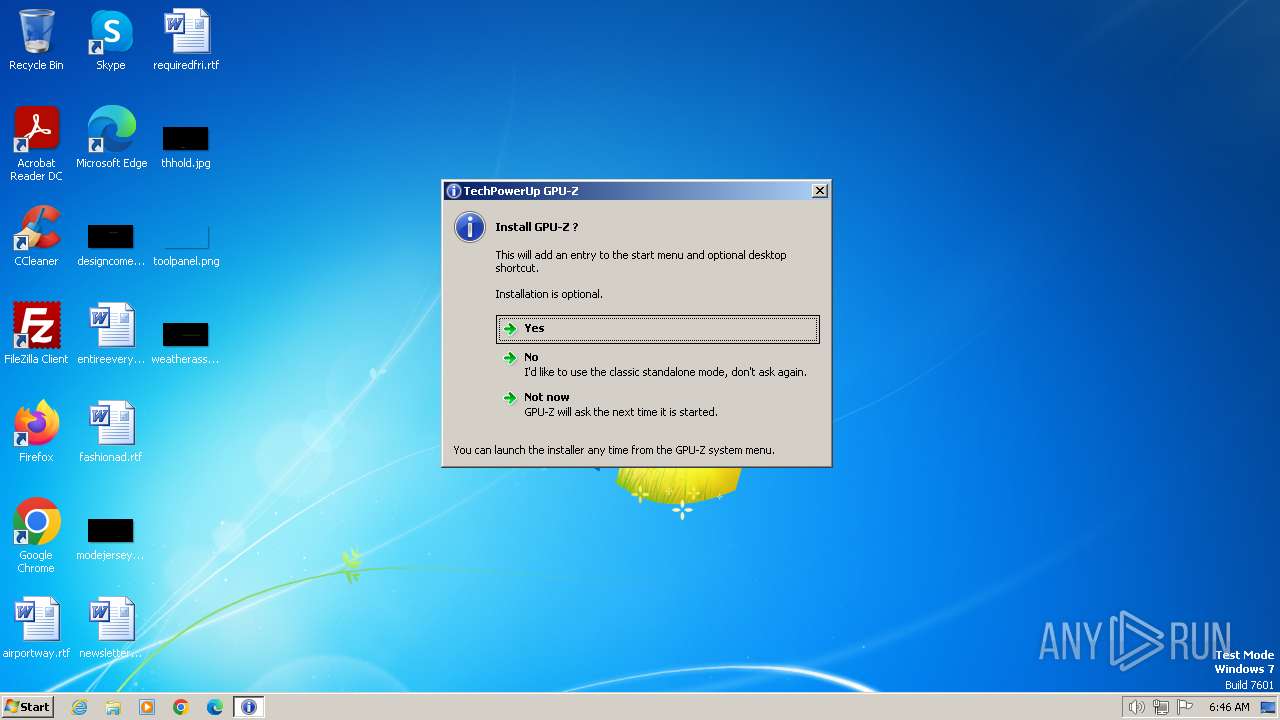 Malware analysis GPU Z.2.55.0.exe Malicious activity ANY.RUN Malware Sandbox Online
