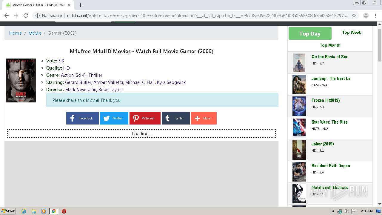 Malware analysis http://m4uhd.net/watch-movie-ww7y-gamer-2009-online-free-m4ufree.html  No threats detected | ANY.RUN - Malware Sandbox Online