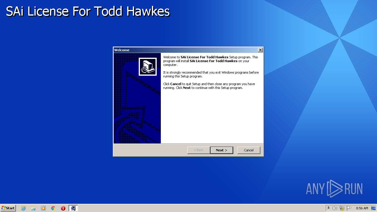 sai license for todd hawkes download