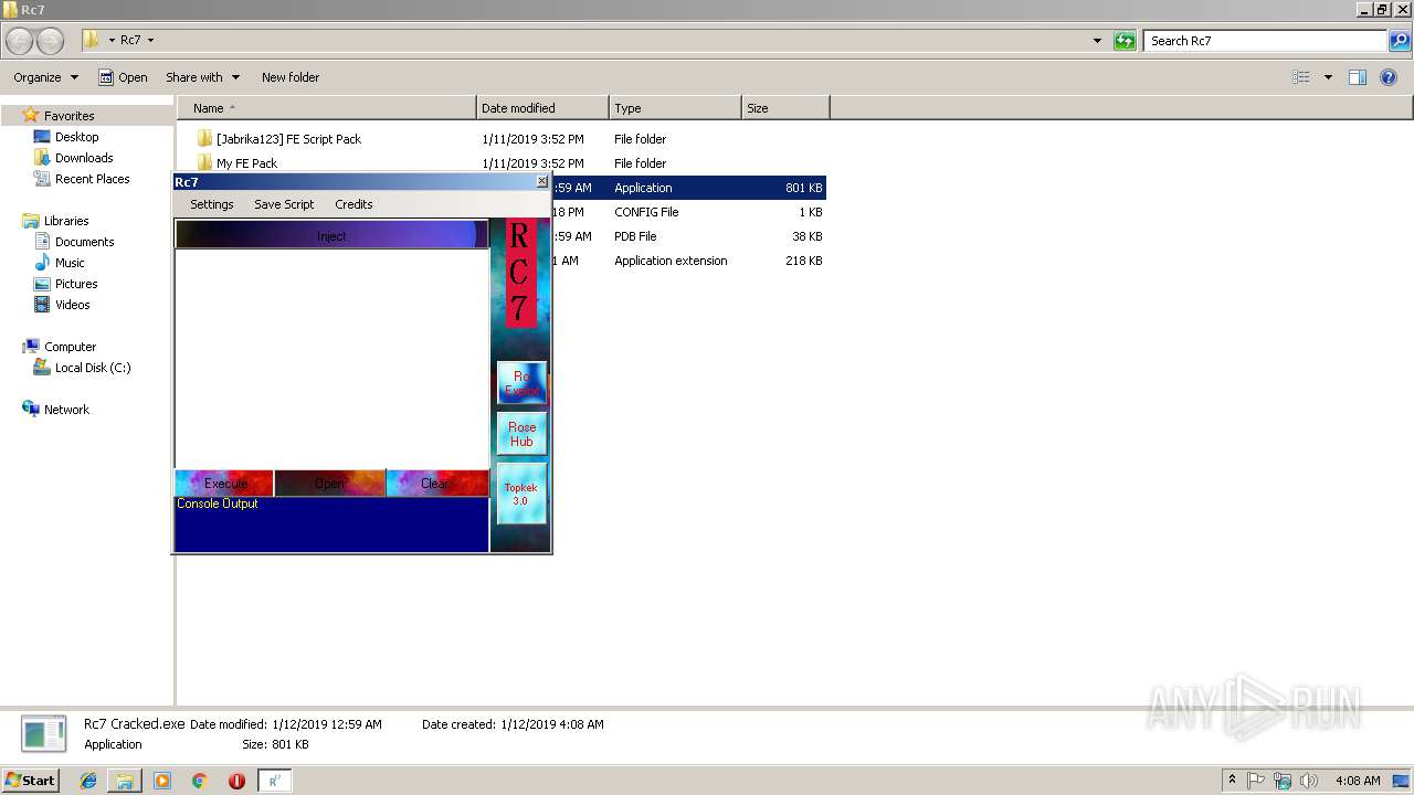 Https Www Mediafire Com File 8j217qelq7077z6 Rc7 Rar File Any Run Free Malware Sandbox Online - roblox club insanity script