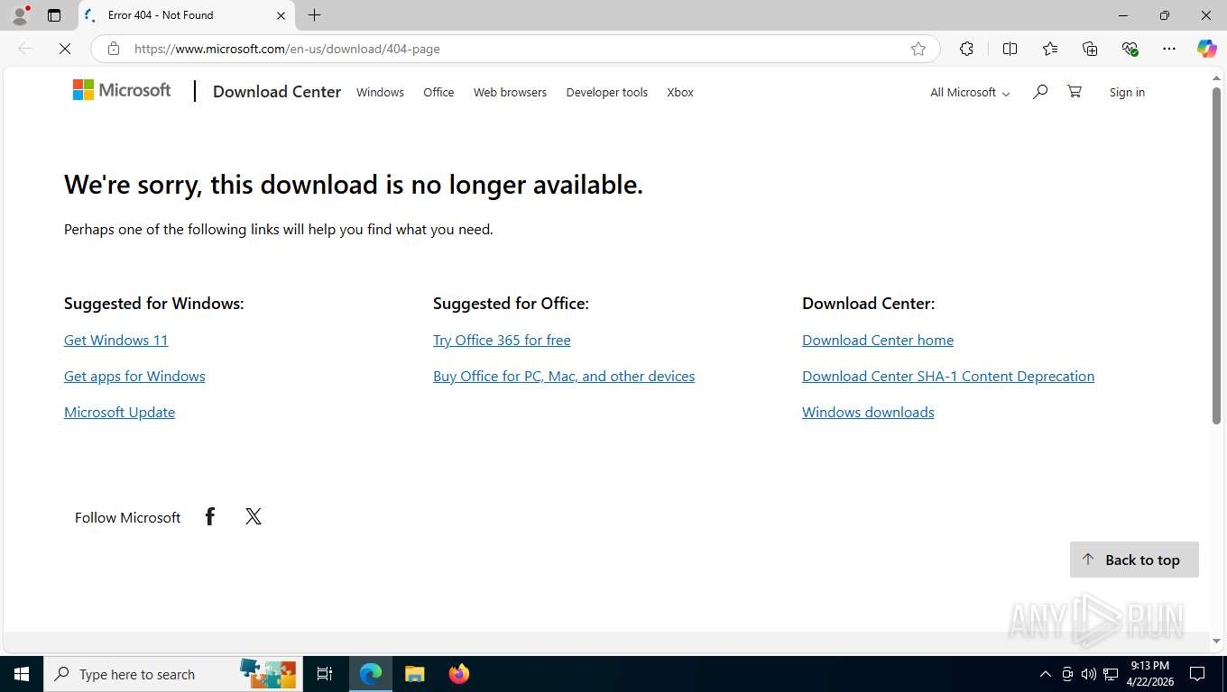 Malware analysis http://www.microsoft.com/download/update/security ...