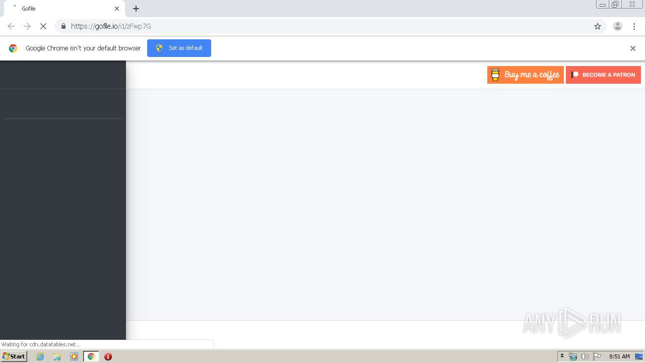 Gofile Io D Zfwp7g Any Run Free Malware Sandbox Online