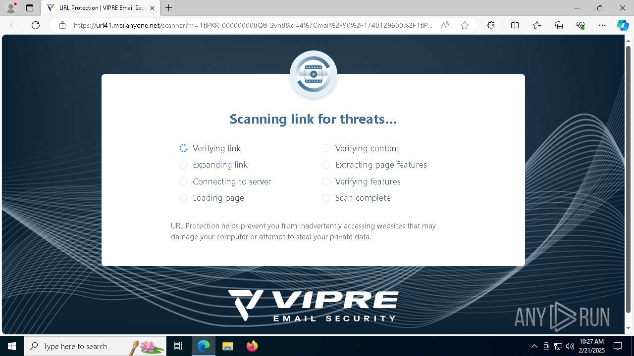 Malware analysis https://url41.mailanyone.net/scanner?m=1tlPKR ...