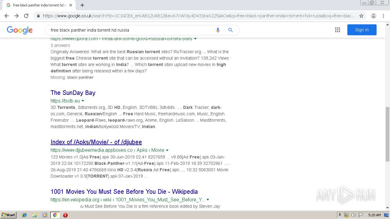 Malware Analysis Movie_65923_1080p_MPEG2.Torrent Malicious.