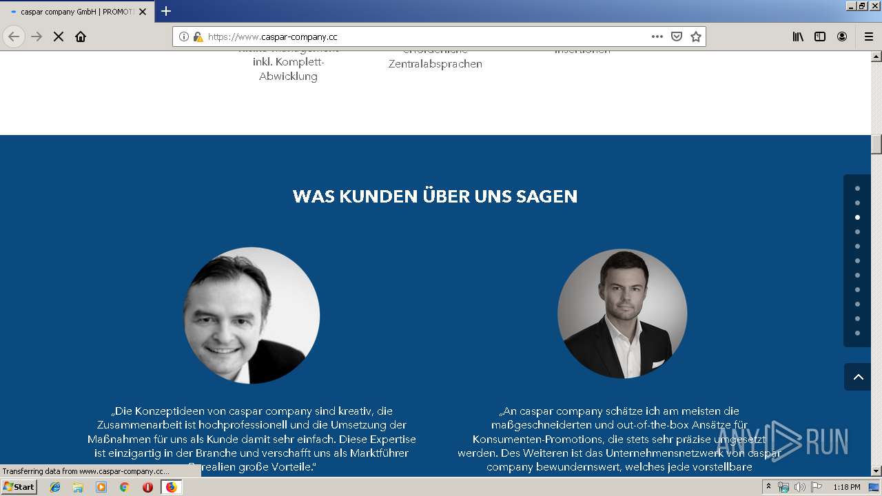 Http Www Caspar Company Cc Interactive Analysis Any Run