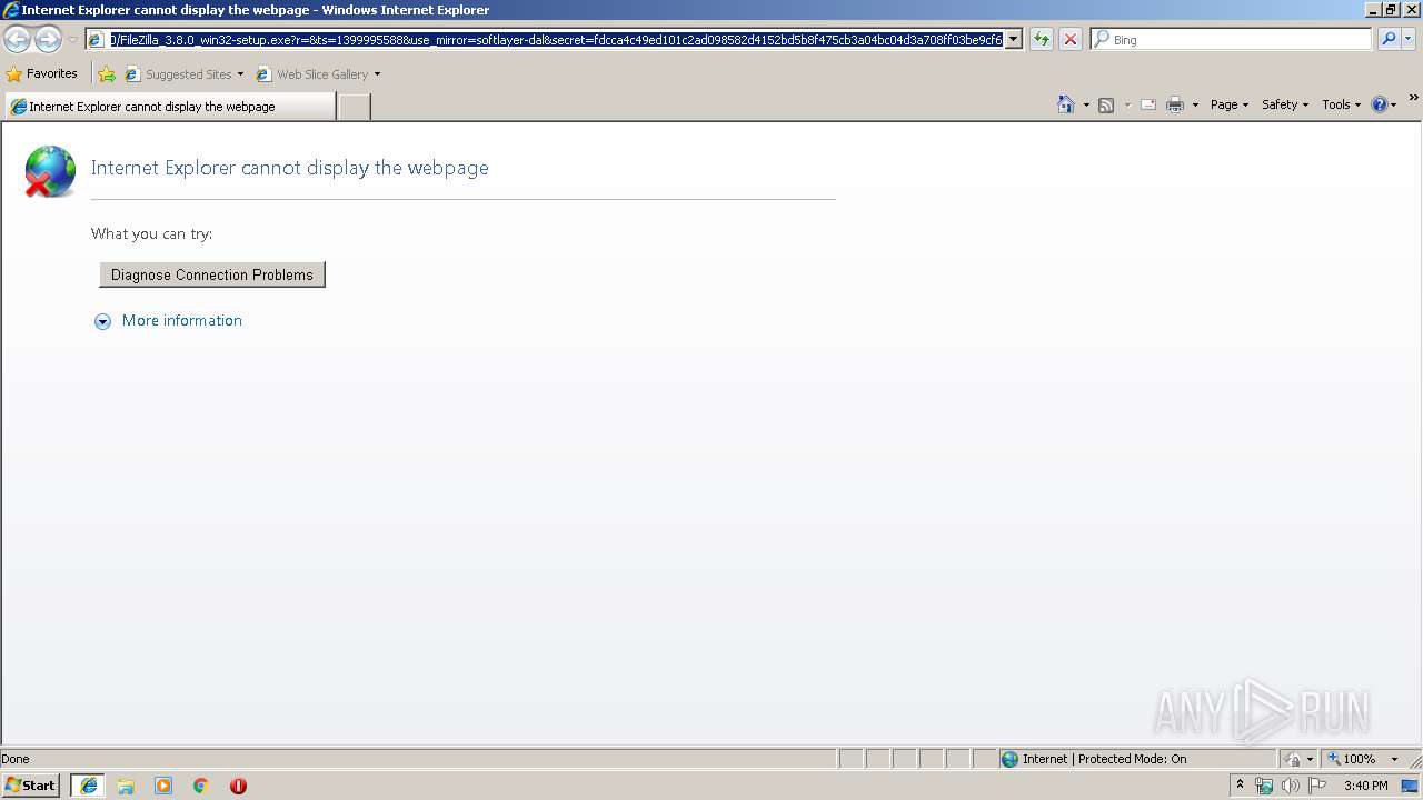 Malware analysis http://downloads.sourceforge.net/project/filezilla ...