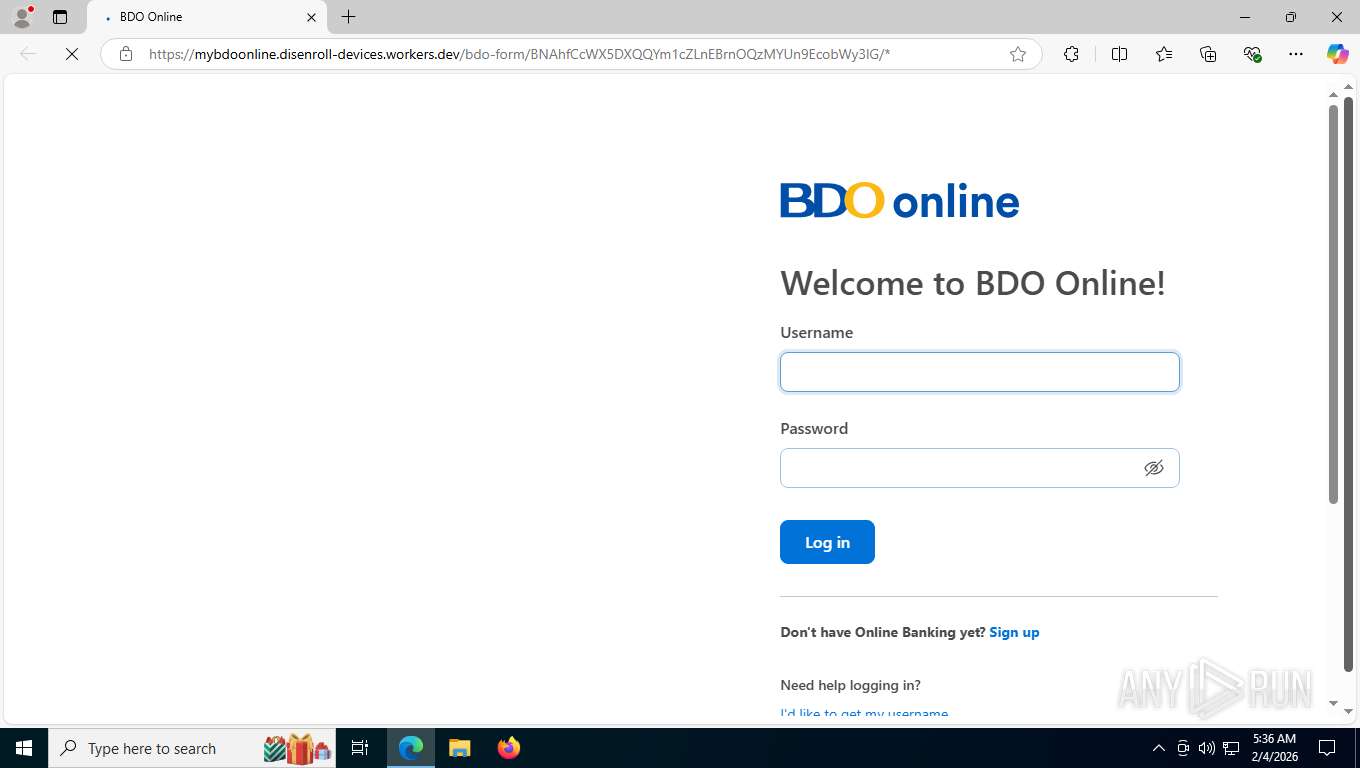 Malware analysis https://mybdoonline.disenroll-devices.workers.dev/bdo ...