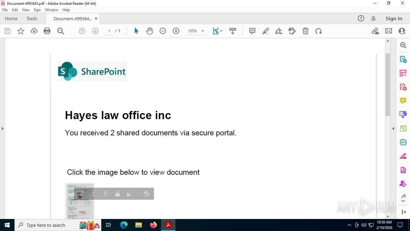 Malware analysis Document-4993843.pdf Malicious activity | ANY.RUN ...