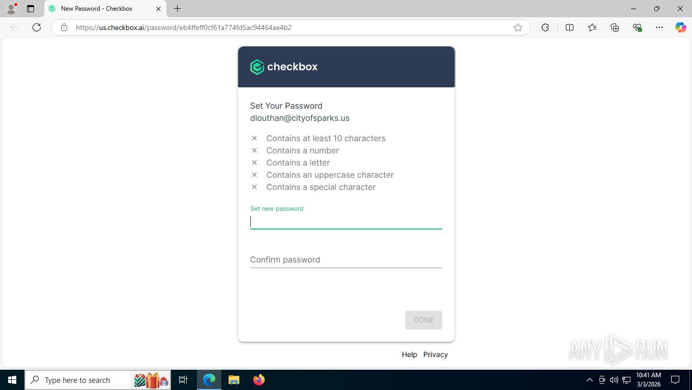 Malware analysis https://urldefense.com/v3/__https://us.checkbox.ai ...